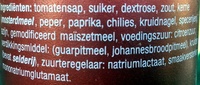 Curry Kruiden Ketchup Original - Ingredients - nl