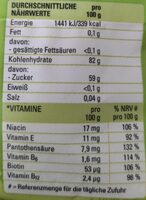 Gummibärli sauer - Nutrition facts - de