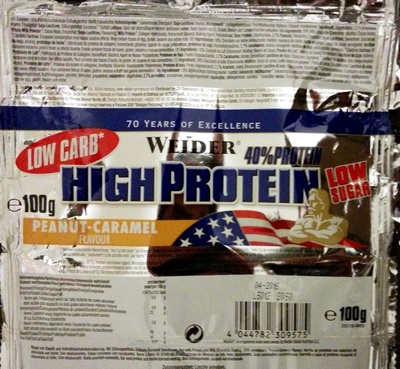 Low Carb, High Protein, Low Sugar, Peanut-Caramel Flavour - Product - de