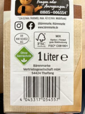 Haltbarer Eiskaffee Klassisch - Recycling instructions and/or packaging information - de