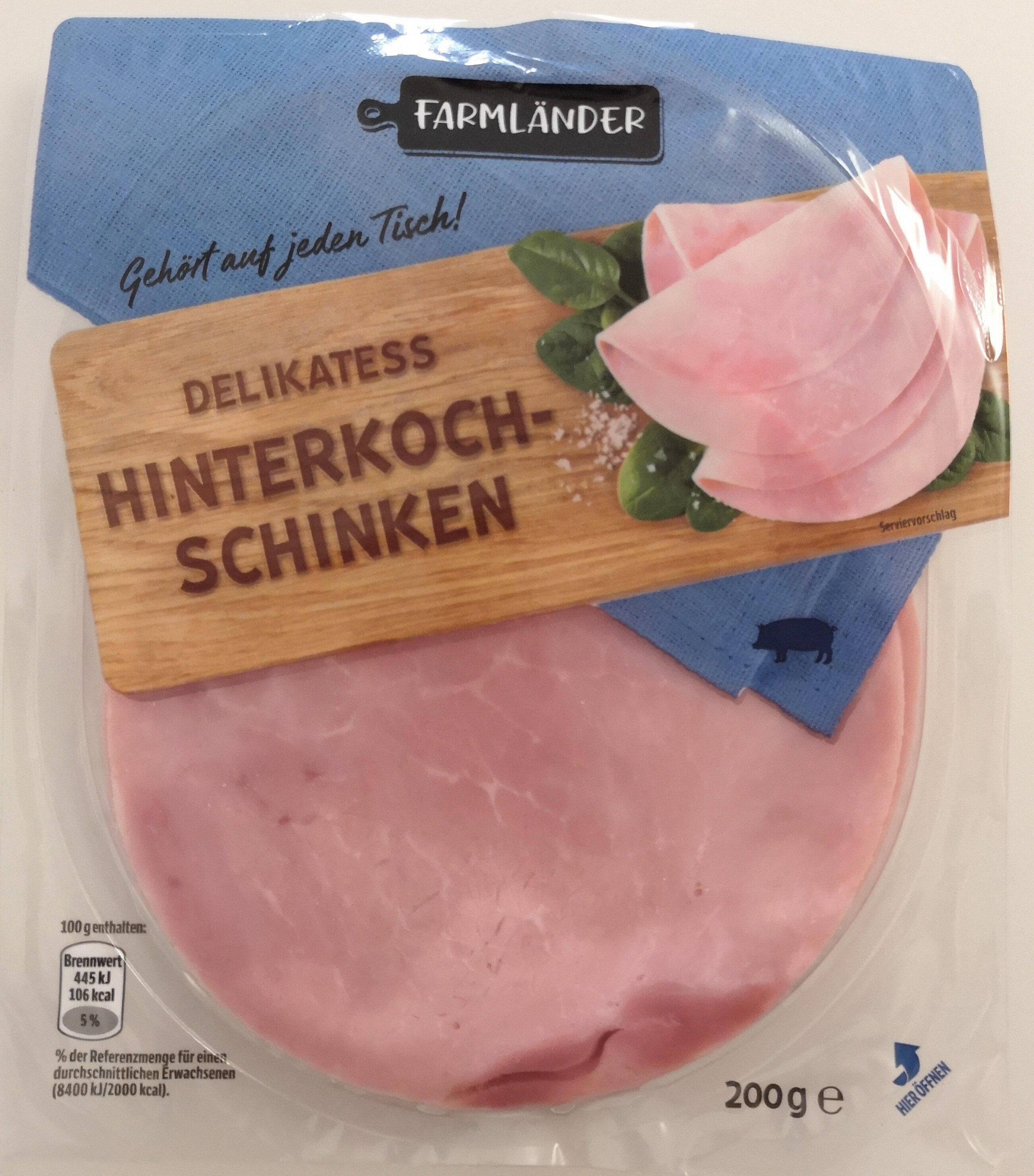 Delikatess Hinterkochschinken - Product - de