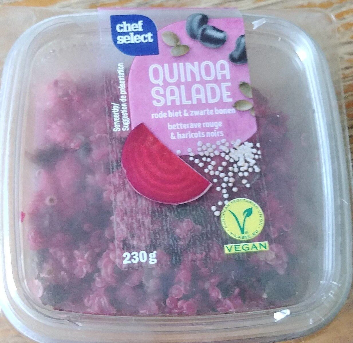 Salade Quinoa, betteraves rouges et haricots noirs - Product - es