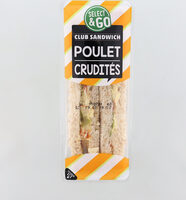 Club sandwich poulet crudités - Product - fr