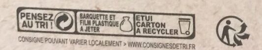 Carres graines pepites de chocolat - Recycling instructions and/or packaging information - fr