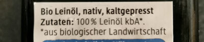 Leinöl - Ingredients - de