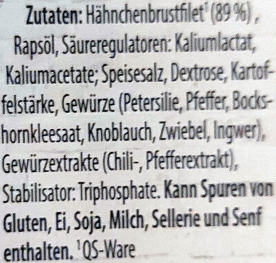 Hähnchenbrust-Filetstücke - Klassik - Ingredients - de