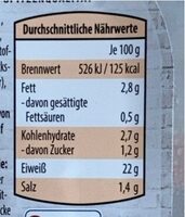 Hähnchenbrust-Filetstücke - Klassik - Nutrition facts - en