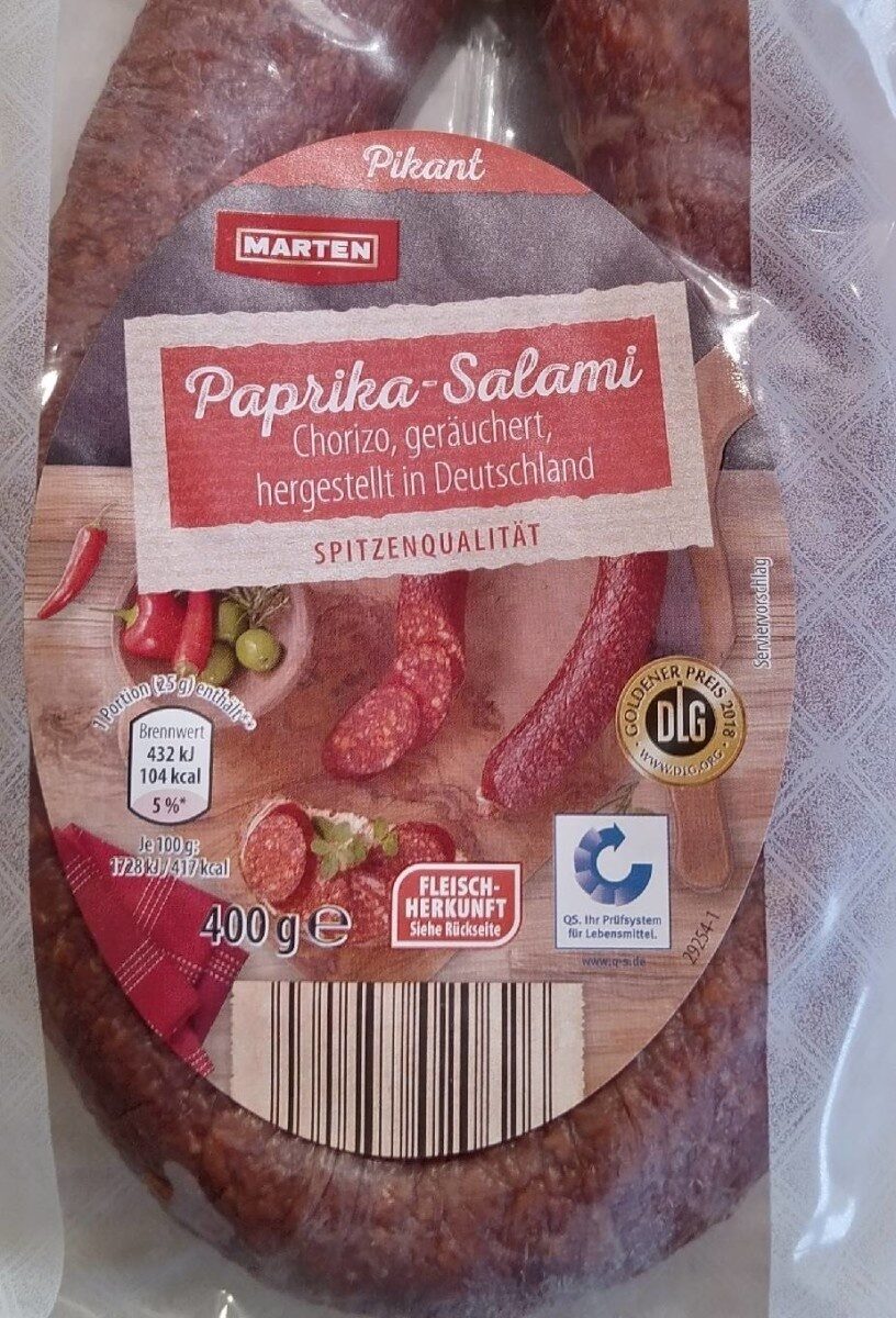 Paprika-Salami Chorizo, geräuchert - Product - de
