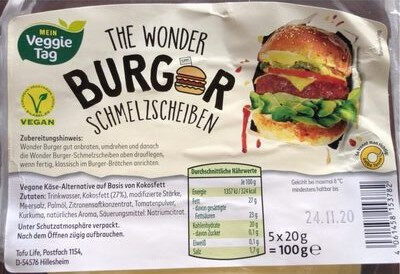The Wonder Burger Schmelzscheiben - Product