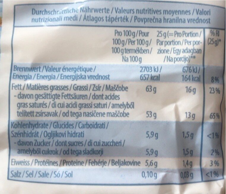 Kokosette Noix de coco râpée - Nutrition facts - fr