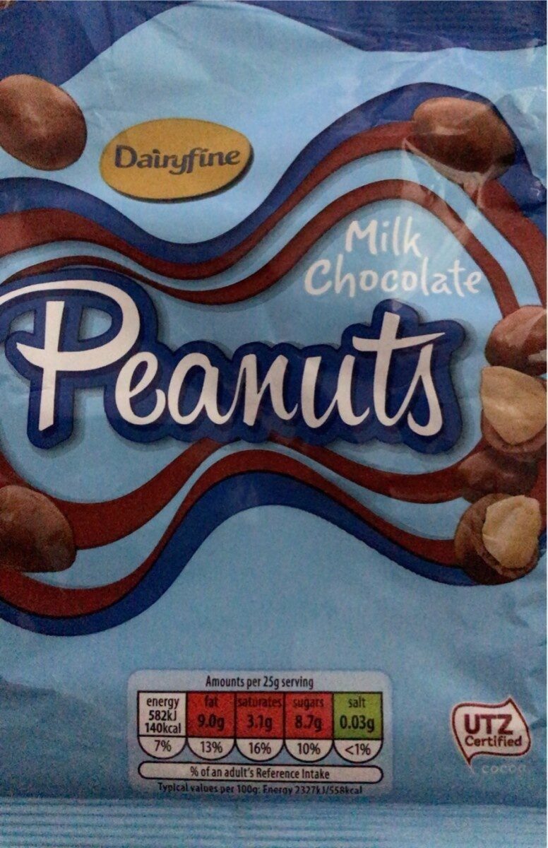 Milk chocolate peanuts - Product - en