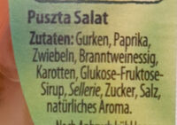 Puszta Salat - Ingredients - de
