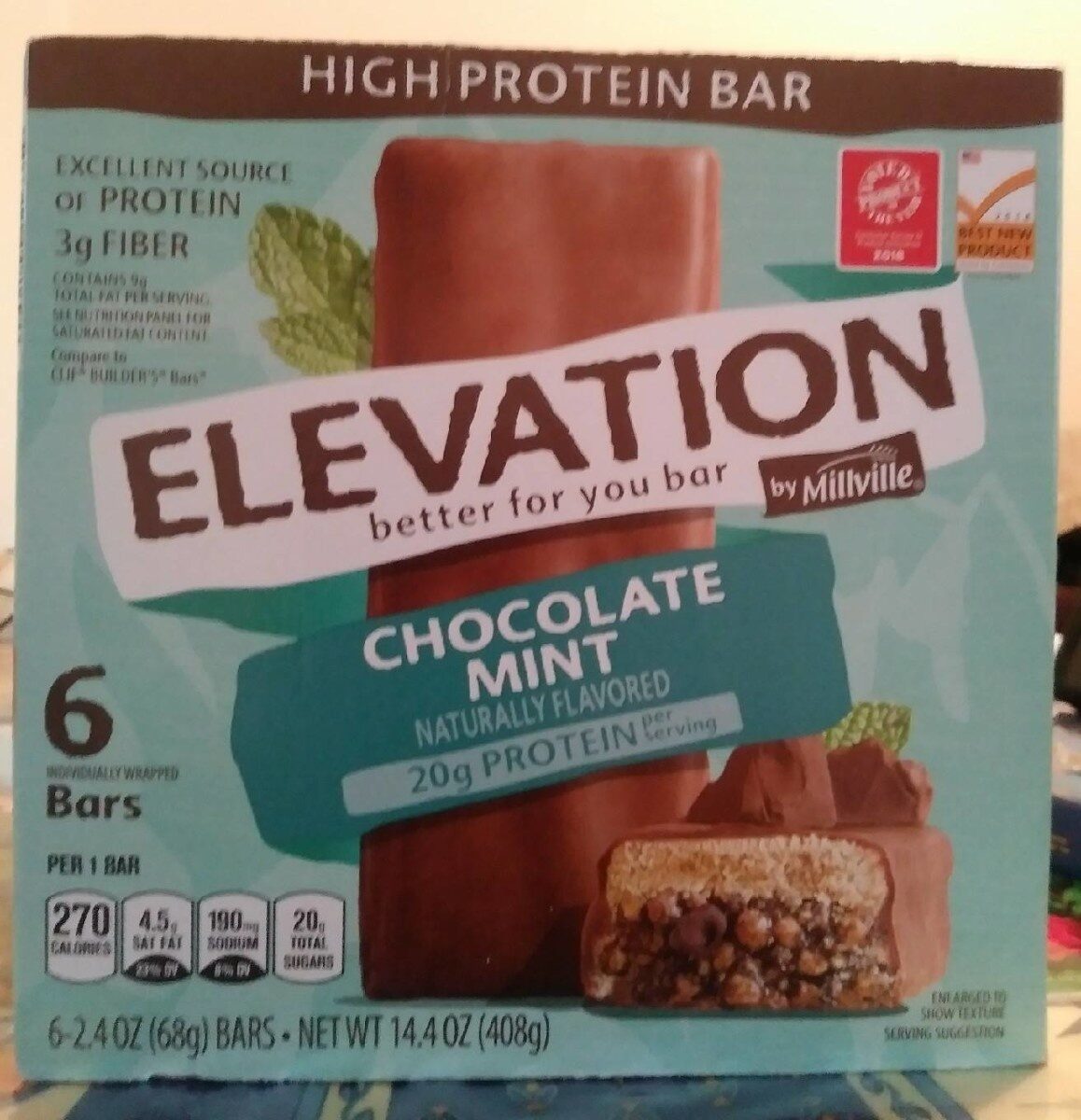 Elevation Chocolate Mint Bars - Product - en