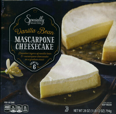Specially Selected Vanilla Bean Mascarpone Cheesecake - Product - en