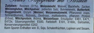 Rosinen Brötchen - Ingredients - de