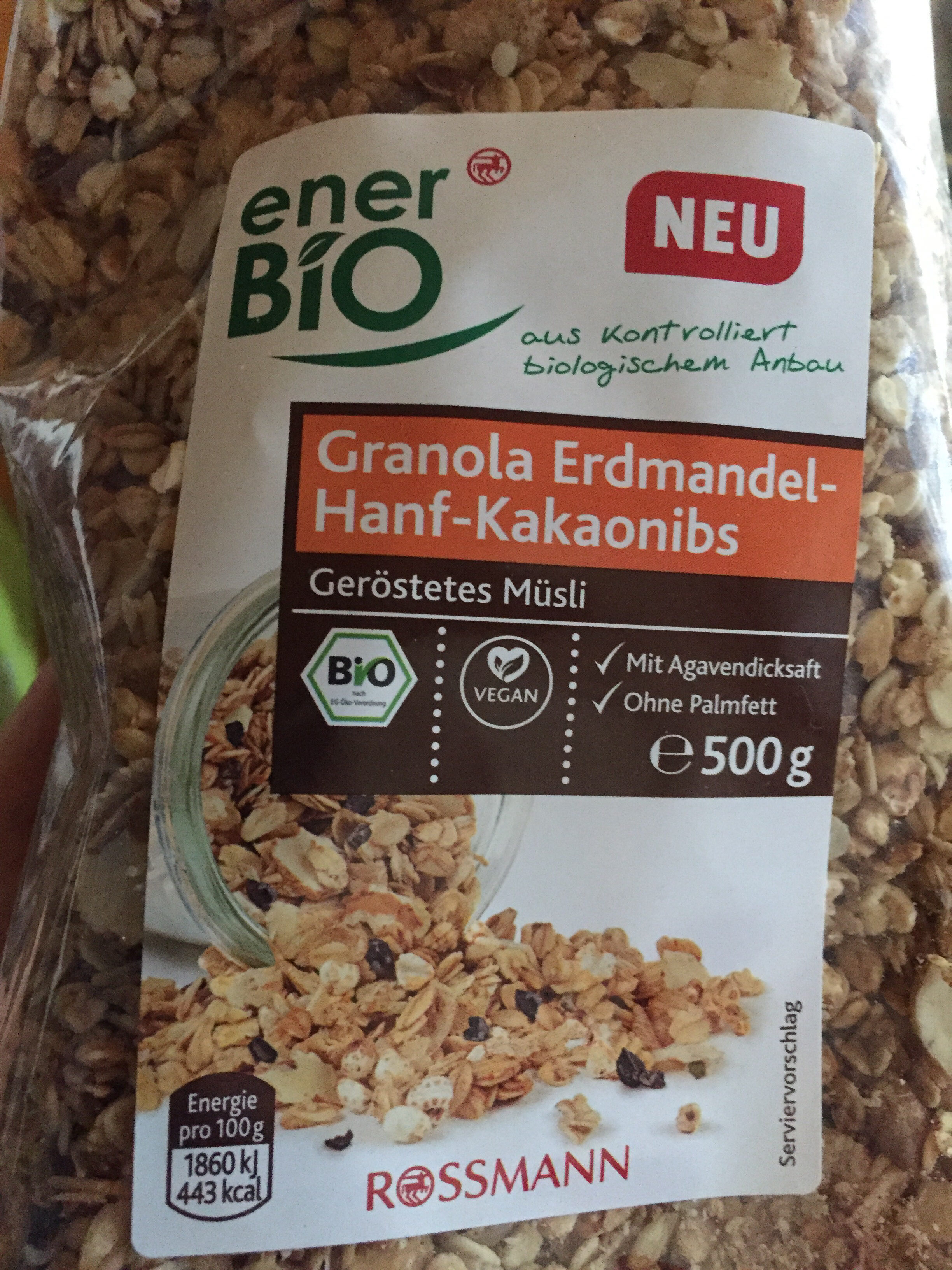 Granola Erdmandel-Hanf-Kakaonibs - Product - de