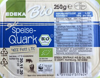 Speisequark 40% Fett i. Tr. - Product - de