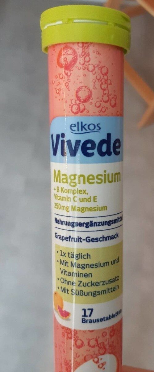 Vivede Magnesium + B Komplex, Vitamin C und E - Product - de