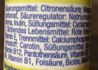 Vivede Magnesium + B Komplex, Vitamin C und E - Ingredients - de