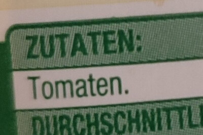 Tomaten passiert - Ingredients - de