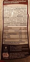 Tiramisu - Nutrition facts - de