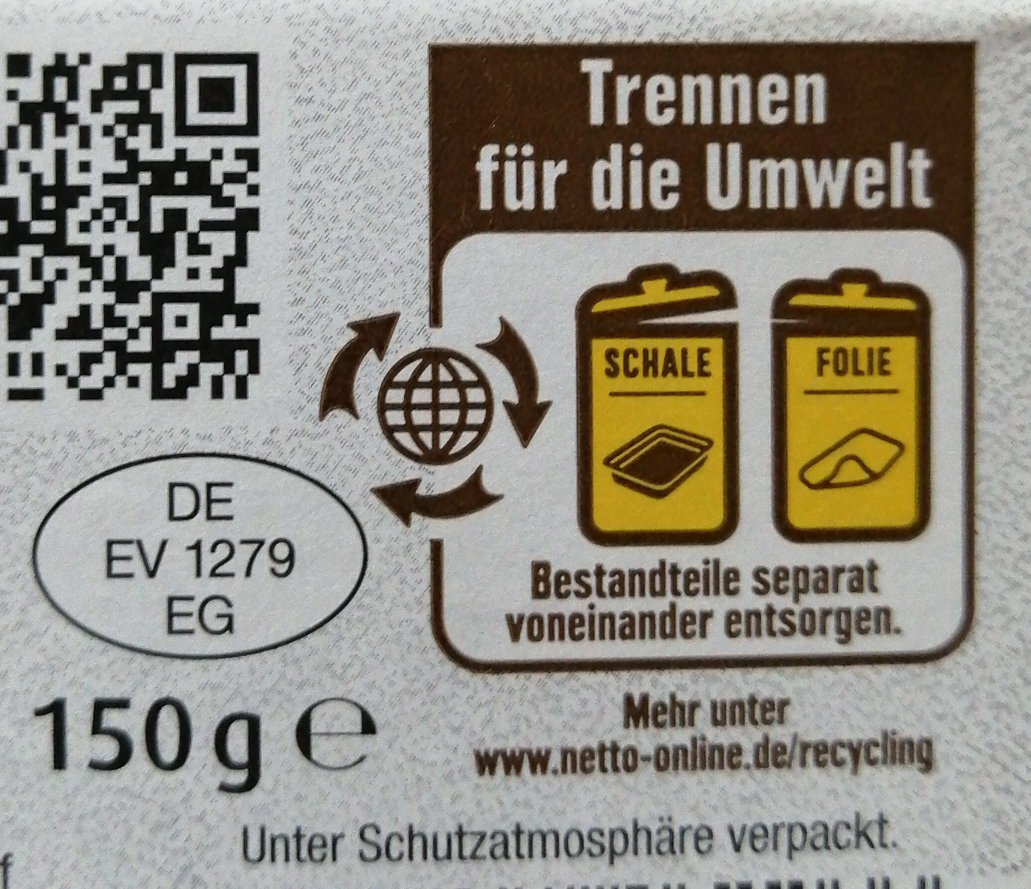 Lachsschinken - Recycling instructions and/or packaging information - de