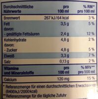 Gutes Land H-Vollmilch 3,5% - Nutrition facts - de