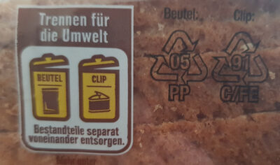 Sandwich Scheiben Vollkorn - Recycling instructions and/or packaging information - de
