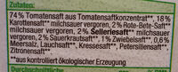 Tomatengemüsesaft - Ingredients - de