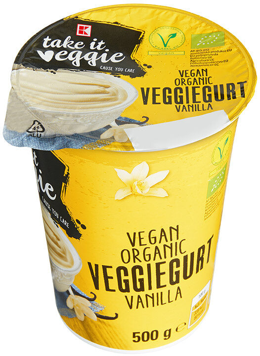 K-take it veggie Organic Soygurt Vanilla 500g - Product - en