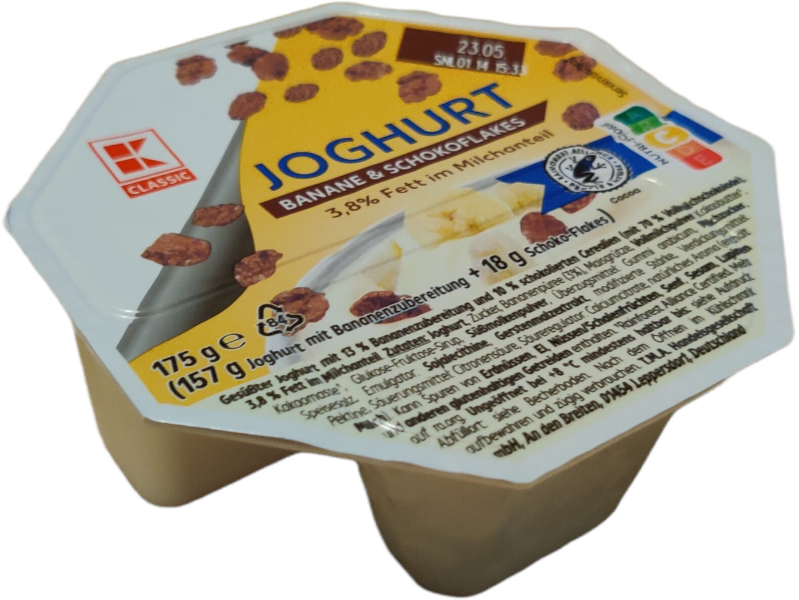 K-Classic Johgurt Banane & Schokoflakes - Product - de