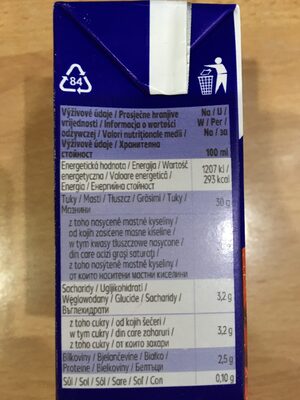 Whipping Cream - Nutrition facts - en
