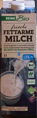 Rewe Bio Frische Fettarme Milch - Product
