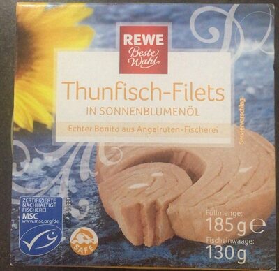 Thunfisch-Filets in sonnenblumenöl - Product