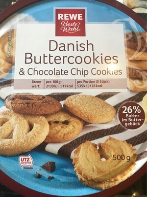 Danish Buttercookies & Chocolate - Product - fr
