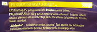 Pilngraudu pasta ';Fusilli'; - Ingredients - lv