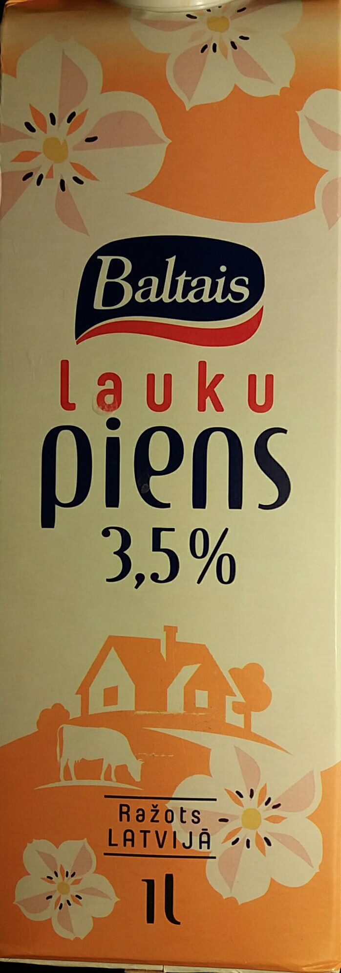 3.5% piens Lauku - Product - lv