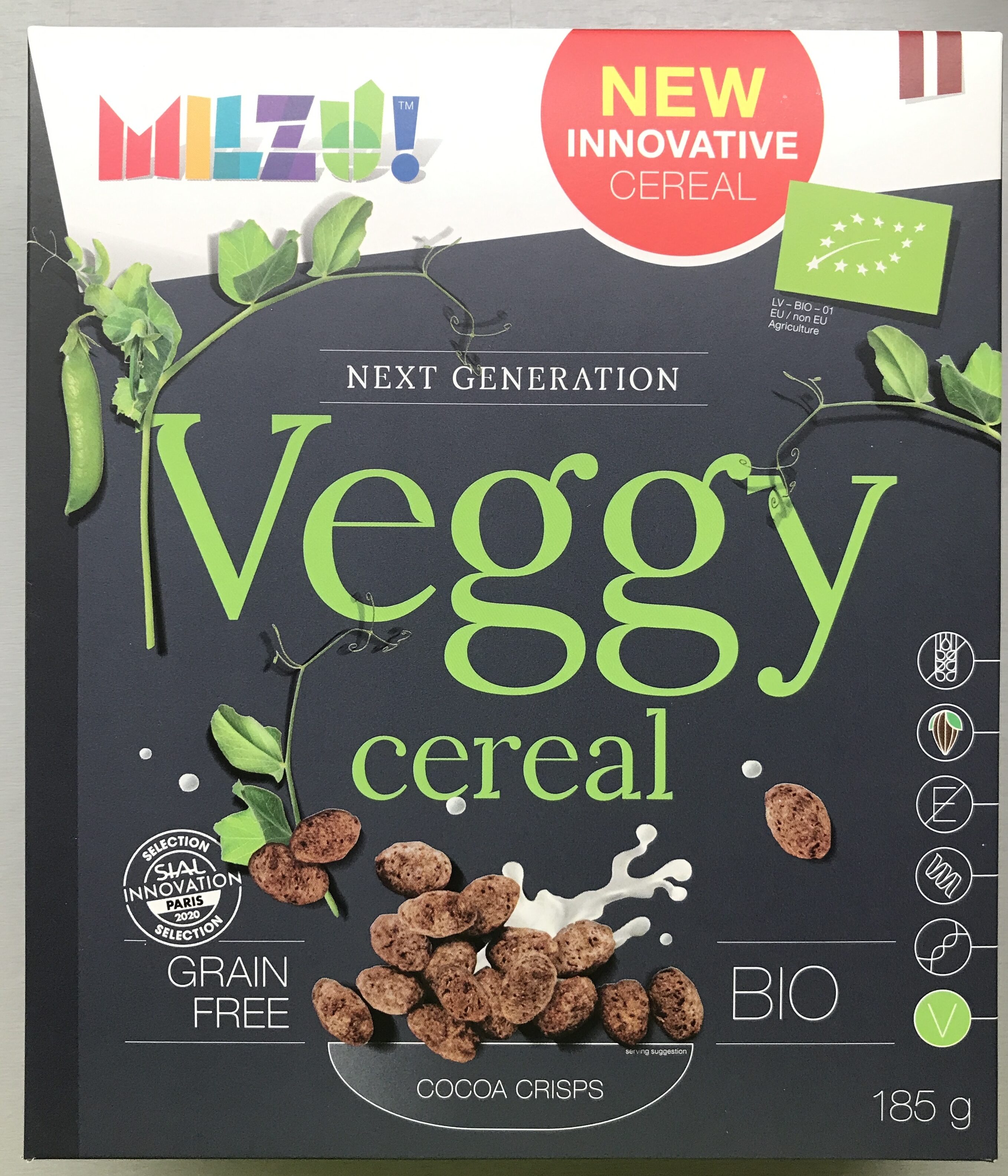 Grain free cereals - cocoa crisps - Product - en