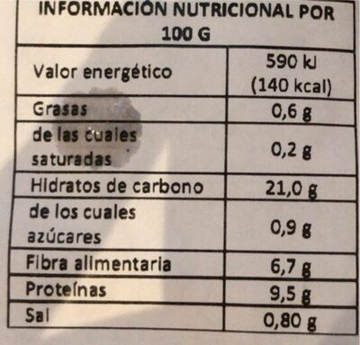 Ready-To-Eat Black Beans - Nutrition facts - en