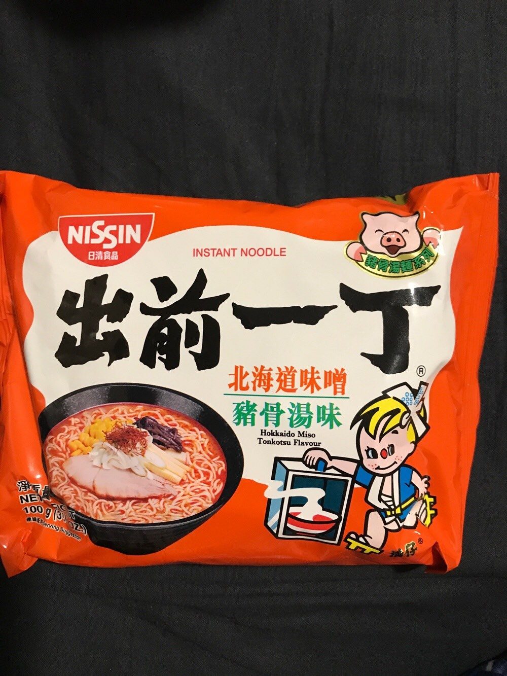 Nissin Instant Noodle Hokkaido Miso Tonkotsu Flavour,100G - Product - en