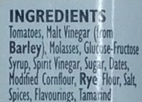 Original HP Sauce - Ingredients - en