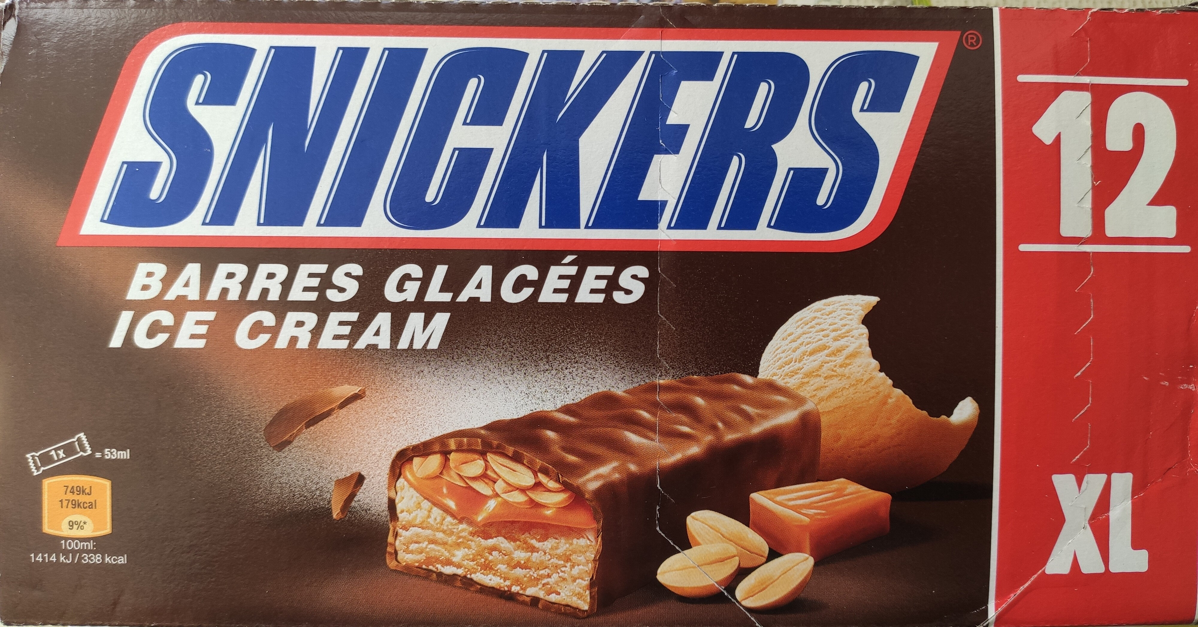 SNICKERS  barres glacées - Product - fr