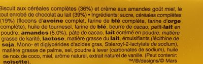 Balisto goût miel-Amandes - Ingredients - fr