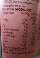 Mr Kipling unicorn vanilla icing - Nutrition facts - en