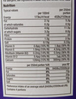Hazelnut drink - Nutrition facts - en
