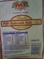 Sliced buttermilk soda yeast free - Product - en