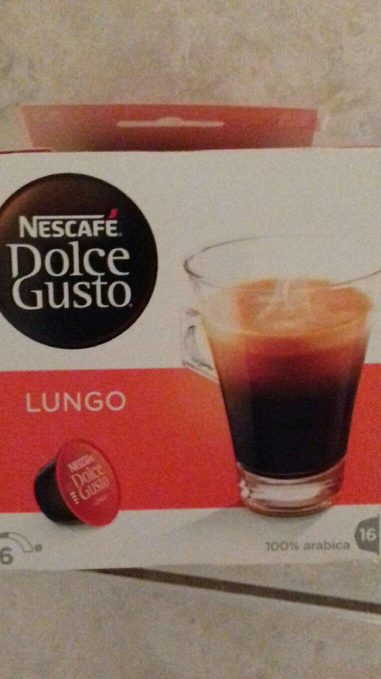 Capsules Dolce Gusto lungo 16 Capsules - Nutrition facts - fr