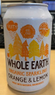 Organic sparkling orange & lemon - Product - fr