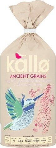 Ancient Grains Organic Amaranth & Linseed Corn Cake Thins - Product - en