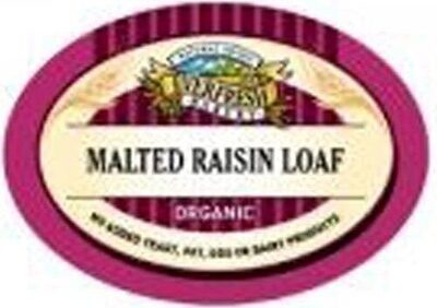 Everfresh Natural Foods Organic Malted Raisin Loaf 290G - Product